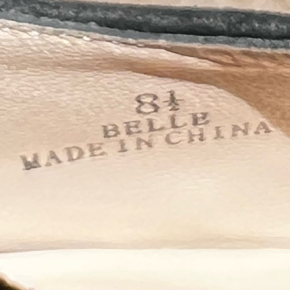 🌻Sacha London "BELLE" Suede Color Block Pumps Heels Size 8.5 - Picture 8 of 8